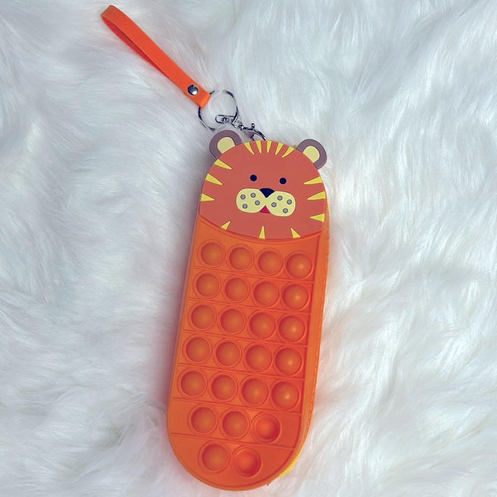 Tiger Pencil Poppers Pouch